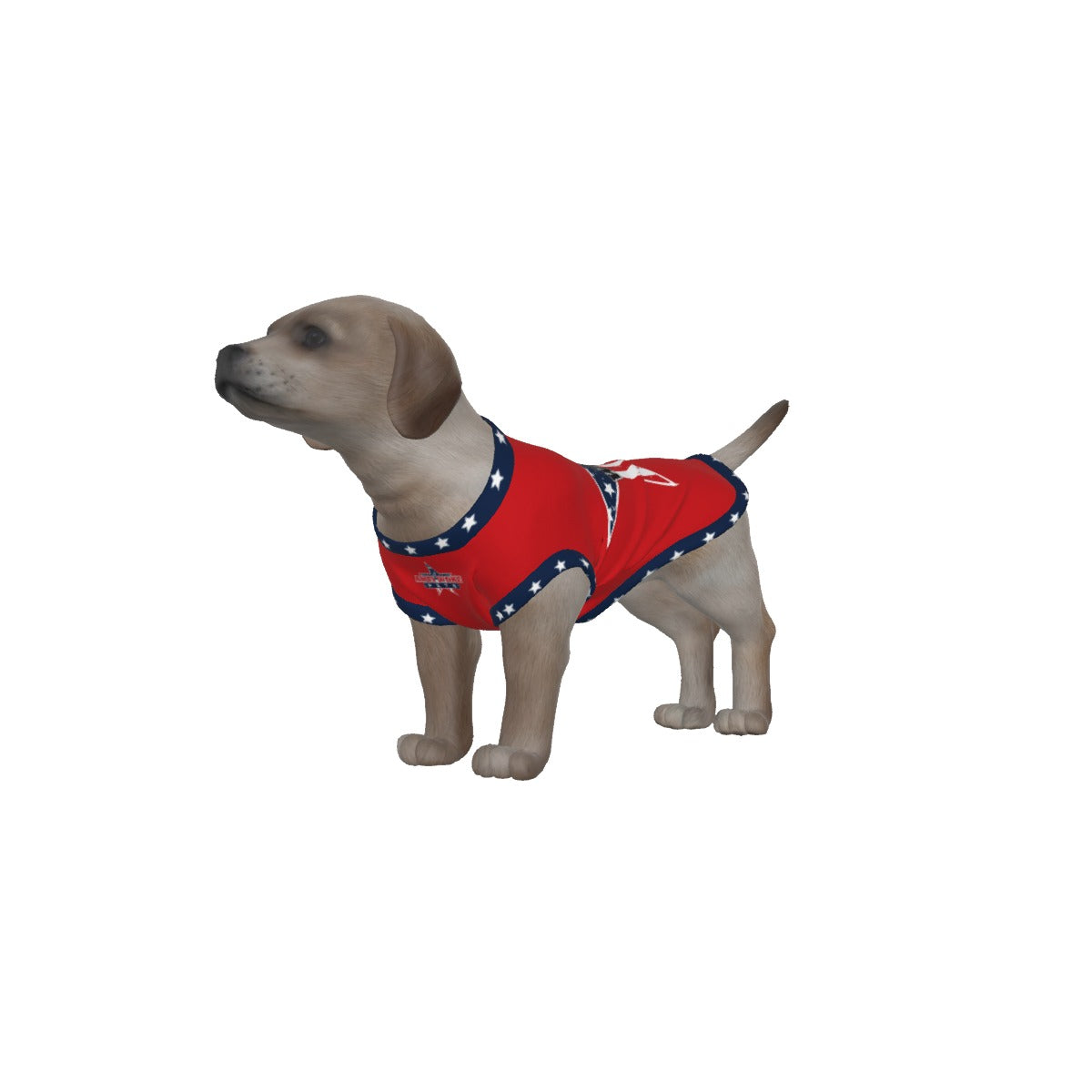 Anti Woke Star- Red- Small Dog's Tank Top