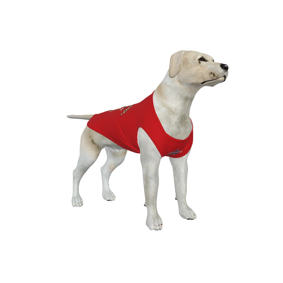 Corgie- Red- My Owner Is Armed- Star Flag- Medium Dog's Tank Top