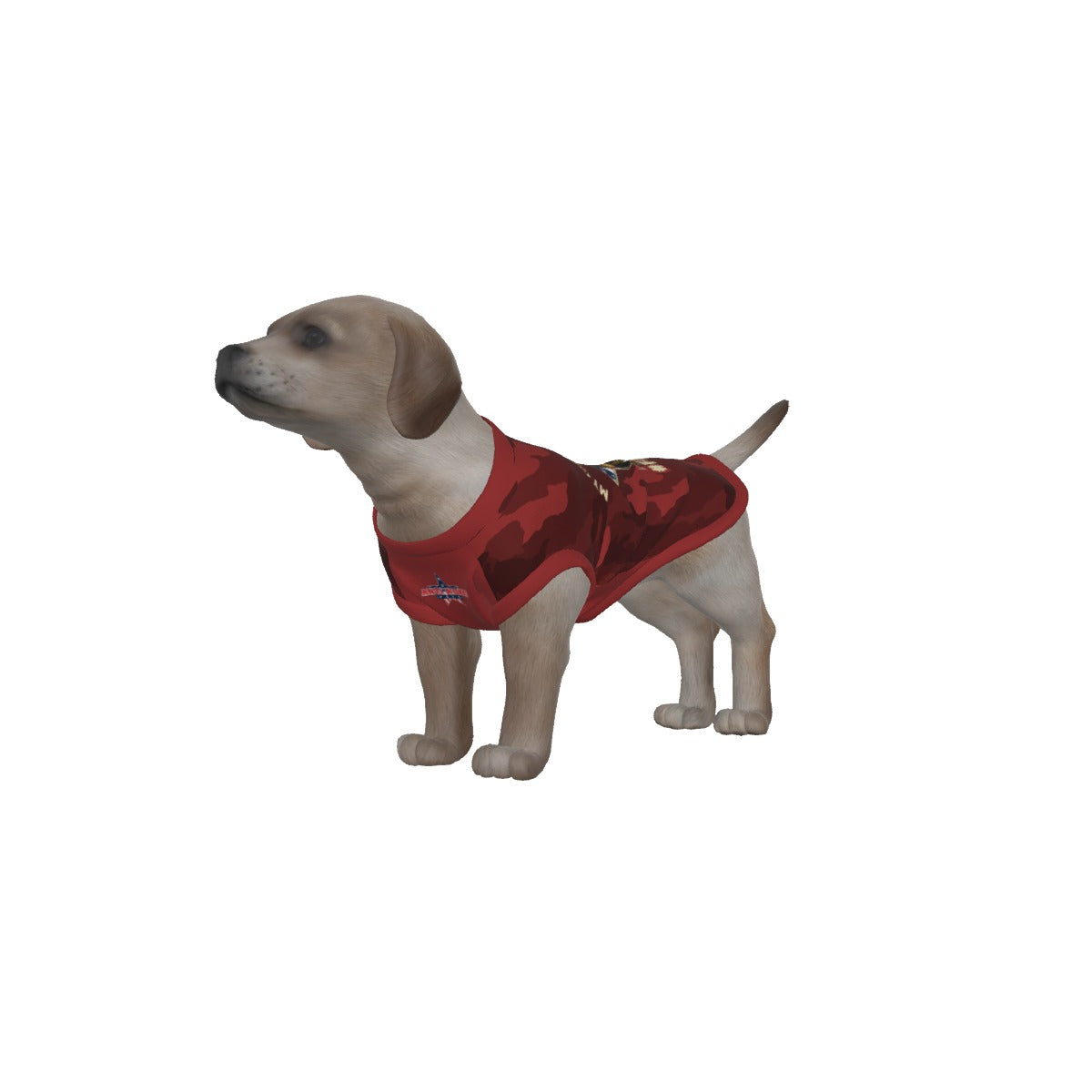 Frenchie-Tan- Red Camo- My Owner Is Armed- Puppy Tank Top